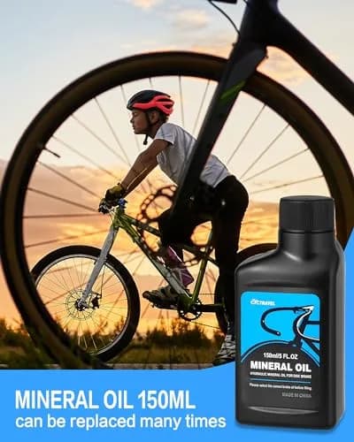 cyctravel Hydraulic Brake Bleed Kit for Shimano Disc Brakes 150ml (5 Fl Oz) | USA Import with Mineral Oil thumbnail 2
