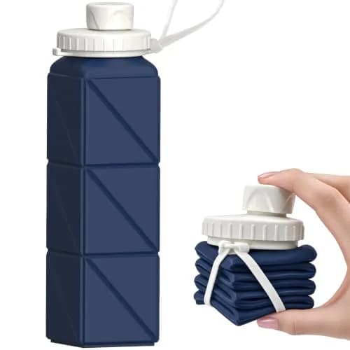 BEAUTAIL Collapsible Water Bottle 21oz/610mL | Space-Saving, Leakproof & Reusable thumbnail 1