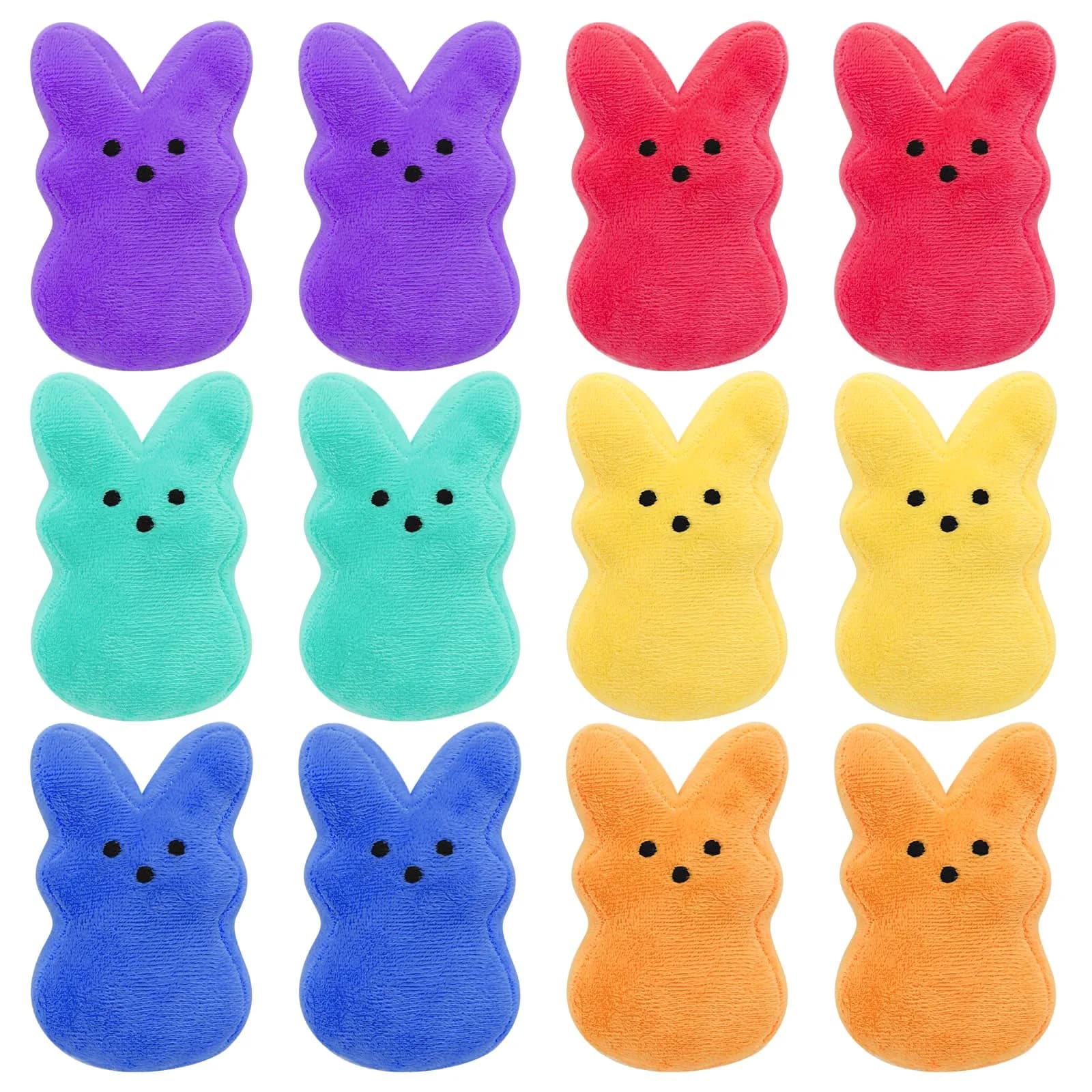 RLXGCZ 6pcs Halloween Plush Toys Set 7.62 cm (3 inches) | ASTM-Tested Non-Toxic Cotton — B-12pcs
