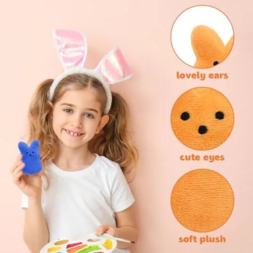 RLXGCZ Easter Bunny Plush Toys Set - 12 Pcs, 5-Inch Bunnies thumbnail 5