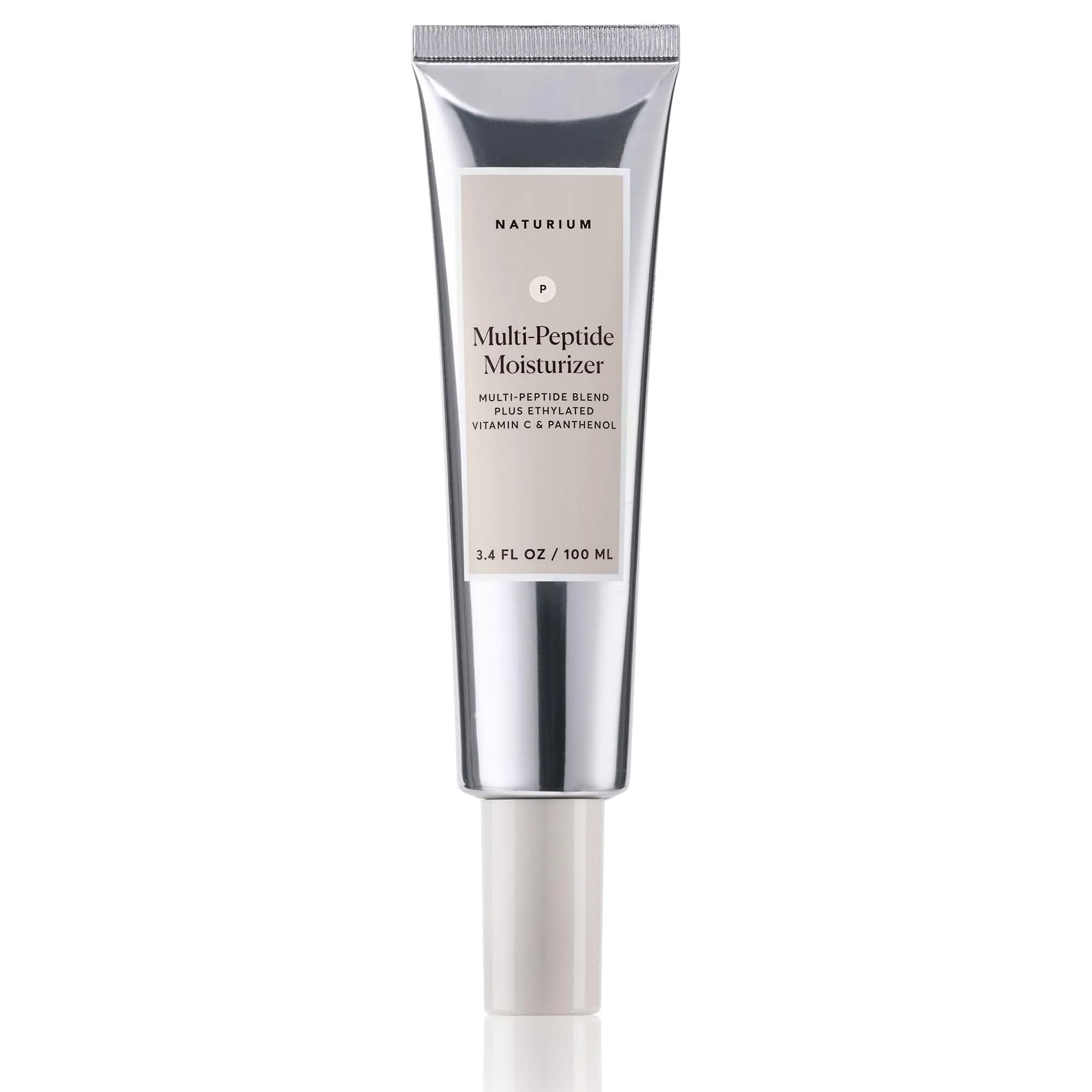 Naturium Multi-Peptide Moisturizer 1.7 fl oz | Vitamin C & Panthenol for All Skin Types — 3.4 Ounce