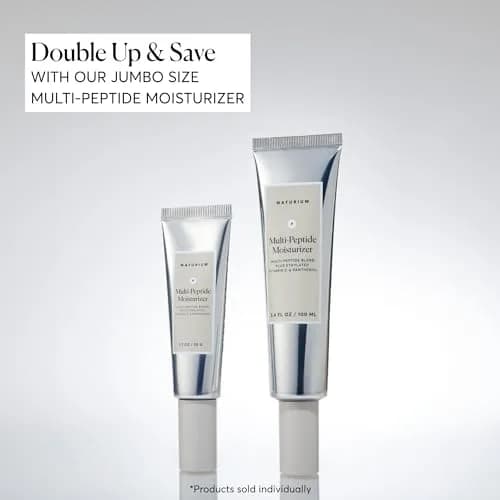Naturium Multi-Peptide Moisturizer Jumbo, Hydrating & Smoothing Skin Care, 255 ml (8.5 fl oz) | Clinically Effective Formula thumbnail 3