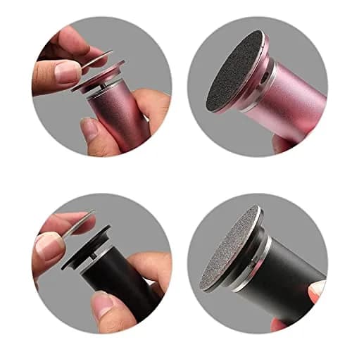 I·B·N G 60pcs Sandpaper Refill Discs for Electric Foot File 1.69" Diameter | Fine 180 Grit thumbnail 2