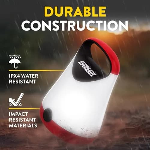 Eveready LED Camping Lantern X-250 (2-Pack, 250 Lumens) | 100 Hour Run-time, Water Resistant thumbnail 5