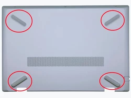 HSSDTECH Laptop Bottom Cover Rubber Feet Strip for HP Pavilion 14-CE Series | Easy to replace, adhesive-backed, durable, compatible with HP Pavilion 14-CE thumbnail 3