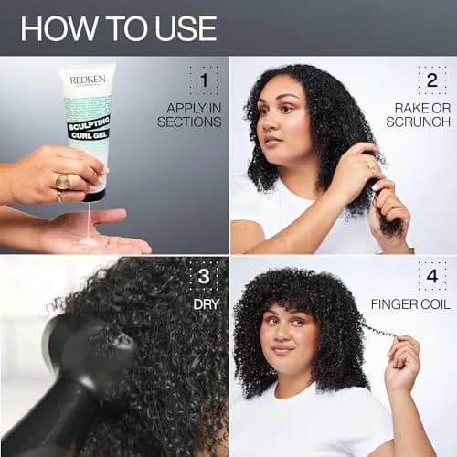Redken Sculpting Curl Gel – For Curly Hair 250ml (8.5 Fl Oz) | Strong Hold Frizz Control thumbnail 10