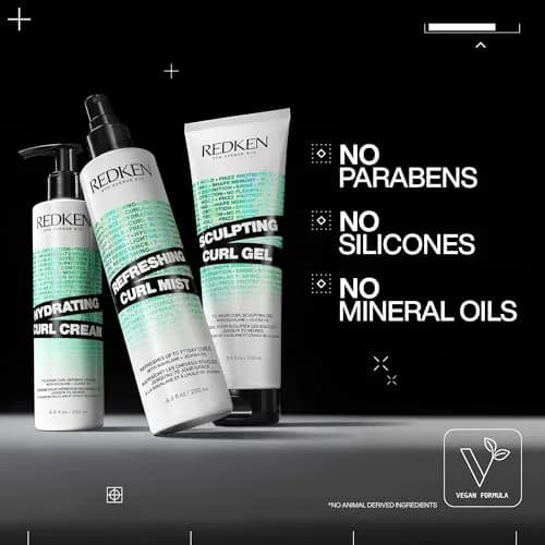 Redken Hydrating Curl Cream for Curly Hair 200ml (6.8 Fl Oz) | 72-Hour Curl Definition & Hydration thumbnail 7