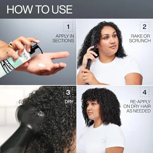 Redken Hydrating Curl Cream for Curly Hair 200ml (6.8 Fl Oz) | 72-Hour Curl Definition & Hydration thumbnail 10