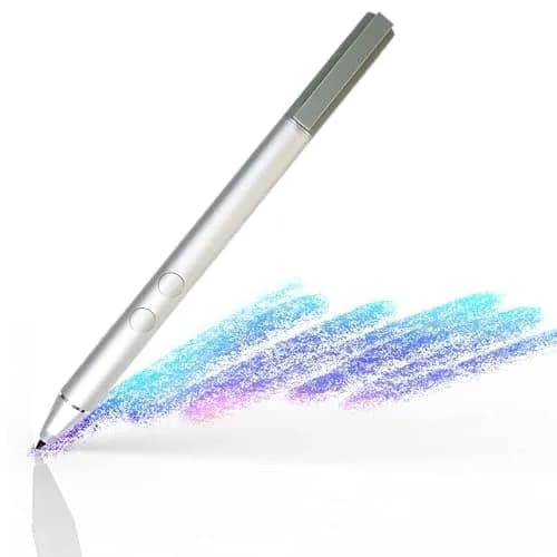 MITATTOK Active Stylus Pen for HP Laptops - Pressure Sensitive, Windows Ink, Palm Rejection, 12-Month Battery, Silver thumbnail 1