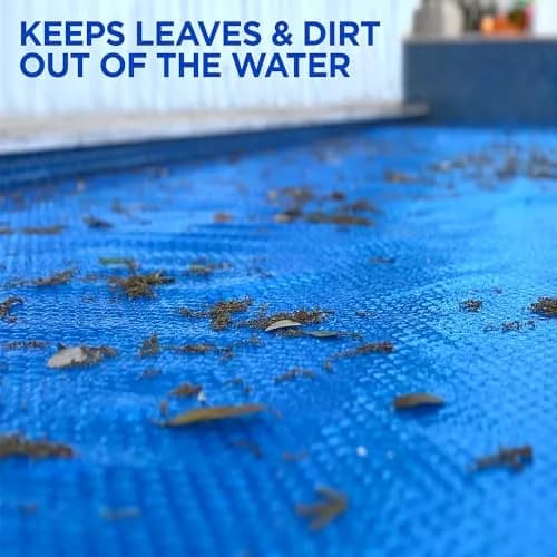 Shop Square 14' x 28' Rectangle Pool Cover 12 Mil | Heavy Duty Blue Solar Blanket for Inground & Above Ground Pools thumbnail 6