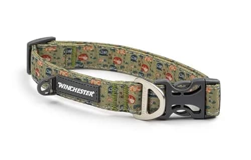 World of Winchester Dog Collar Medium | Retro Camper Style, Durable & Reflective (Medium) thumbnail 1
