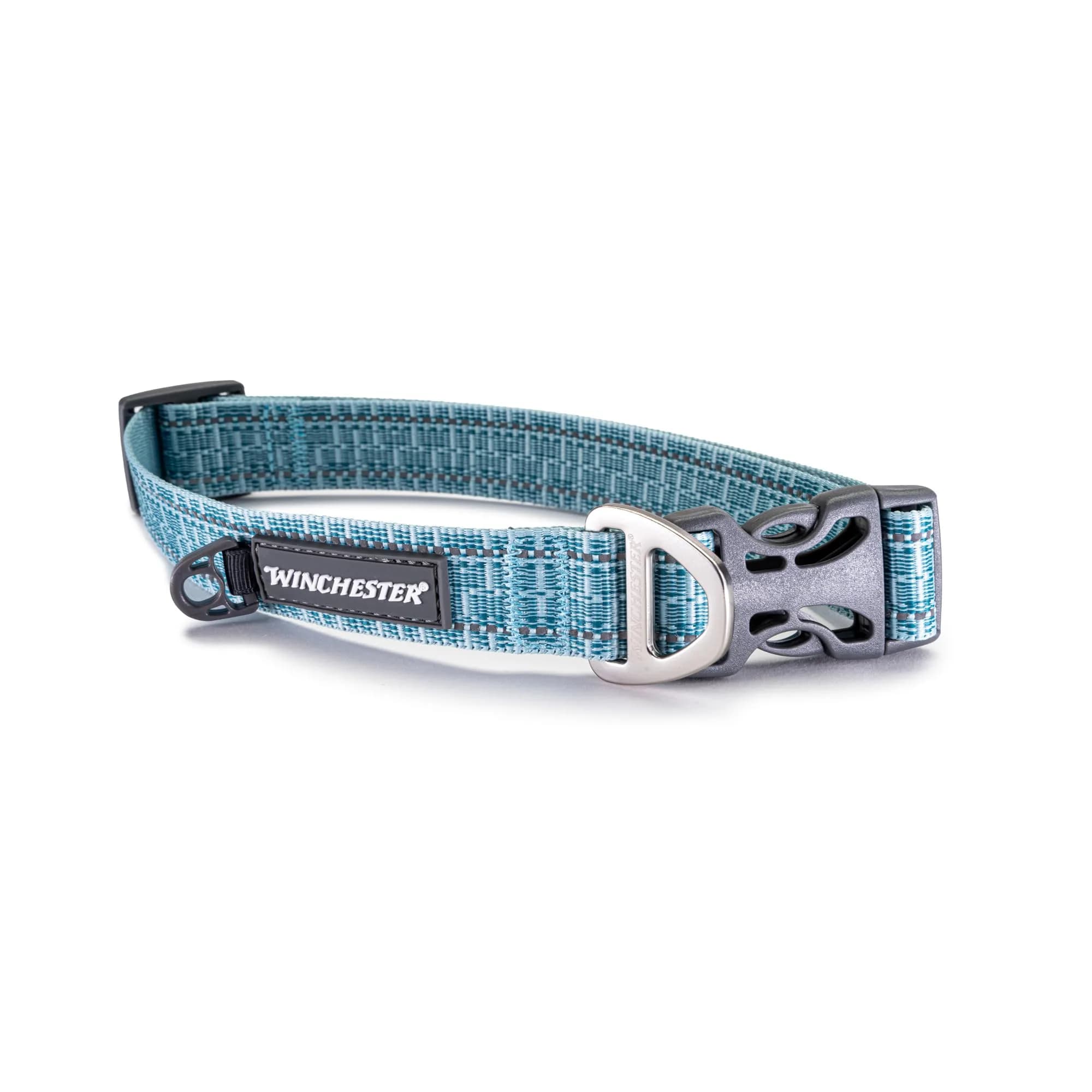 World of Winchester Signature Ombre Dog Collar Aqua Haze, Medium 1.4 cm (0.55 in) Width - main product image