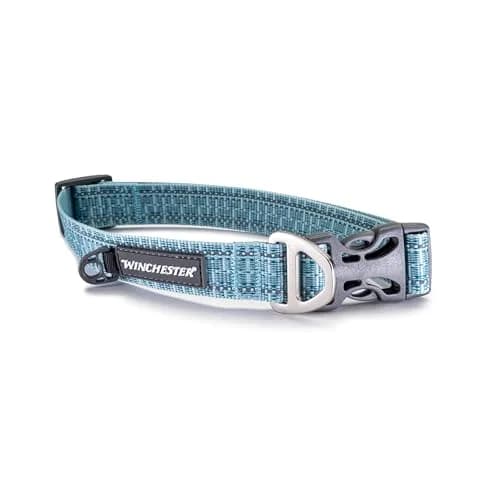 World of Winchester Signature Ombre Dog Collar Aqua Haze, Medium 1.4 cm (0.55 in) Width thumbnail 1