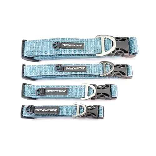 World of Winchester Signature Ombre Dog Collar Aqua Haze, Medium 1.4 cm (0.55 in) Width thumbnail 2