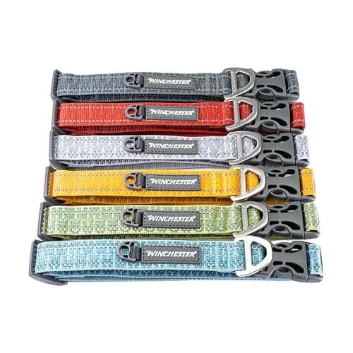 World of Winchester Signature Ombre Dog Collar Aqua Haze, Medium 1.4 cm (0.55 in) Width thumbnail 3