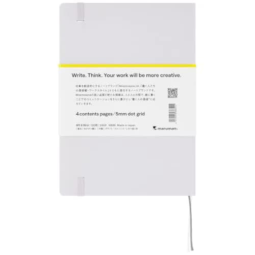 Maruman Mnemosyne A5 Dot Grid Hardcover Journal 15.3cm x 21.6cm (5.83"x8.27") | Premium Japanese Paper thumbnail 6