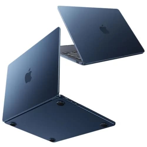 EooCoo Midnight Clear Matte Hard Case for MacBook Air 13.6 inch M2/M3/M4/M5 Chip | Scratch & Fingerprint Resistant thumbnail 1