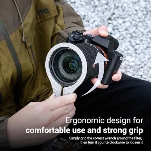 JJC 3-Pack Camera Lens Filter Wrench Kit for 37mm-95mm Filters | Double-Sided Design for CPL UV ND thumbnail 4