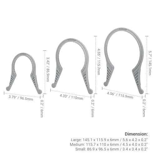 JJC 3-Pack Camera Lens Filter Wrench Kit for 37mm-95mm Filters | Double-Sided Design for CPL UV ND thumbnail 6
