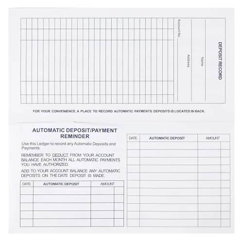 CASMONAL Check Register Book | 12 Pack Bulk Value for Personal & Business Finances thumbnail 4