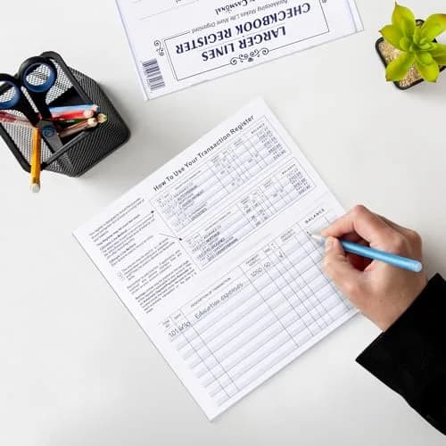 CASMONAL Check Register Book | 12 Pack Bulk Value for Personal & Business Finances thumbnail 6