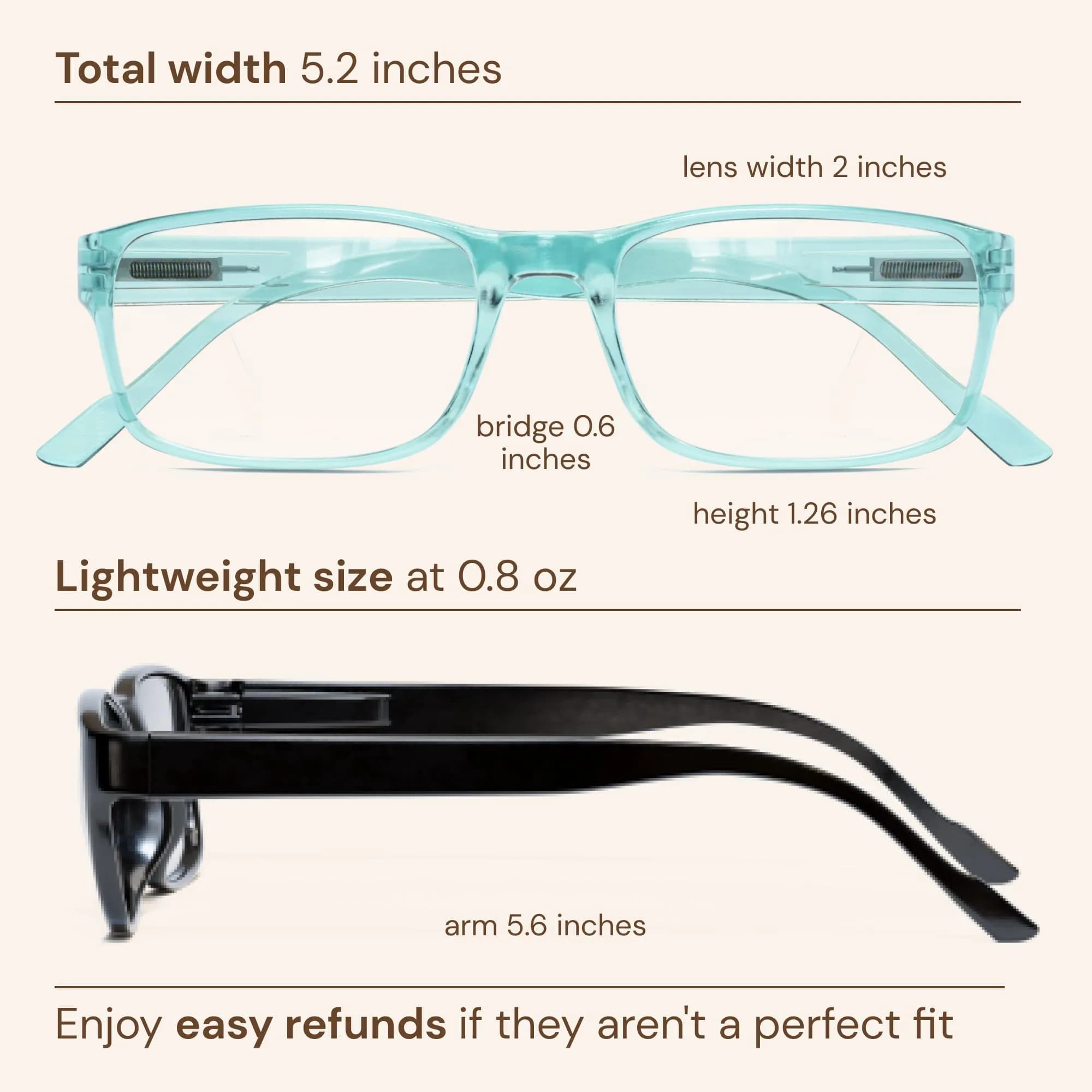 Gaoye 5.0 Reading Glasses for Women | Blue Light Protection 5-Pack thumbnail 7