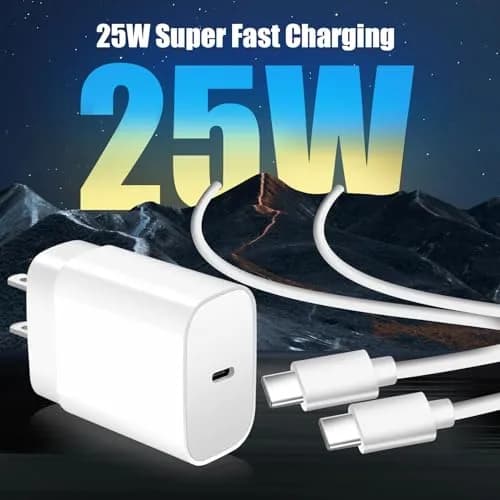 SpeedScope 25W USB C Samsung Charger 2-Pack 10FT Long Cable | Fast Charging for Galaxy S26 Ultra thumbnail 5