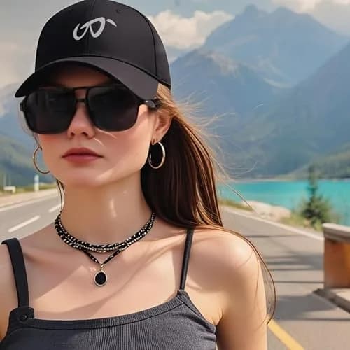 FEISEDY Retro Square Aviator Sunglasses Women Men Oversized Shades 55MM | UV400 Protection & Classic Style thumbnail 2