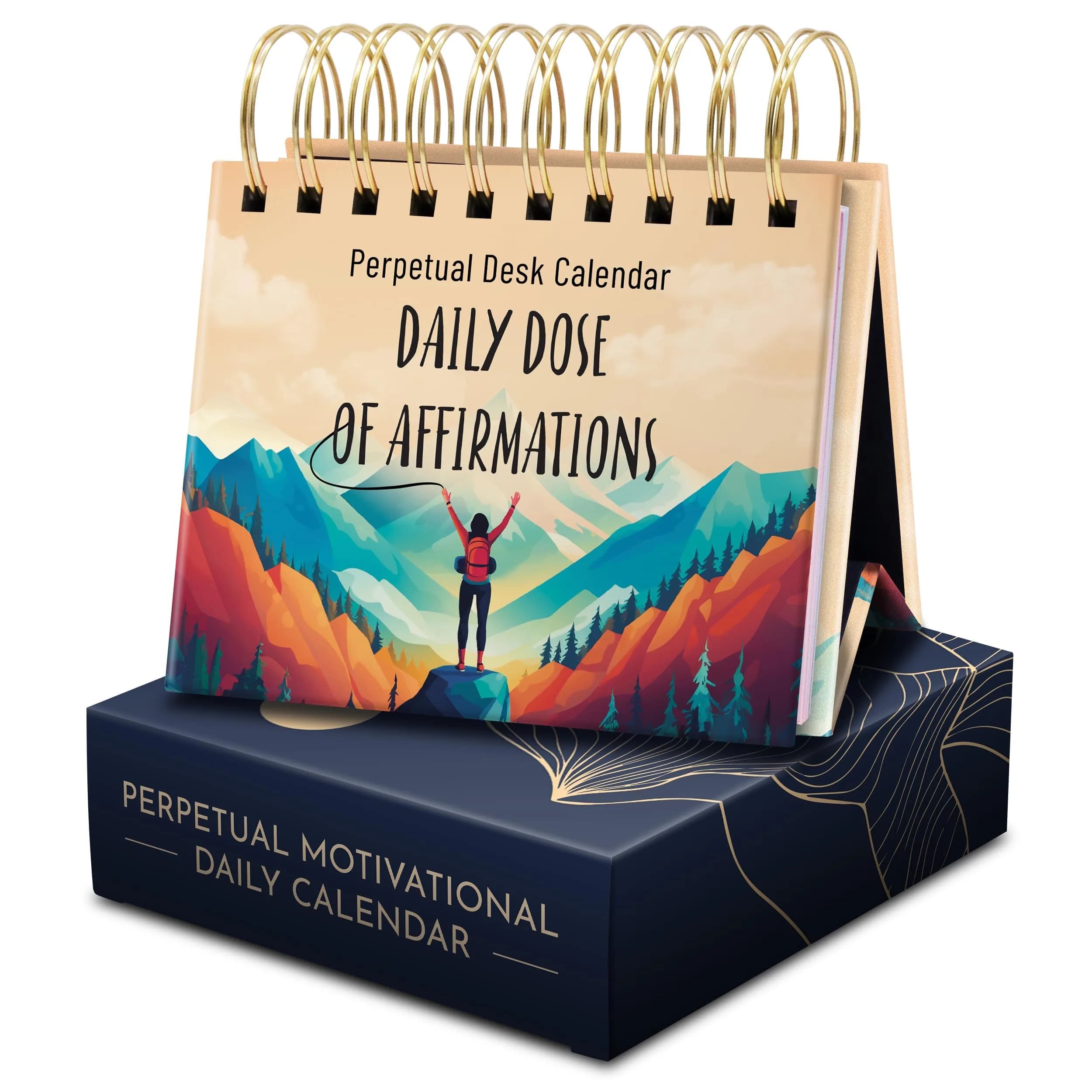 RYVE Positive Affirmations Calendar, Quotes & Reflections, Daily Desk Calendar | Motivational Desk Decor — Affirmations for Women