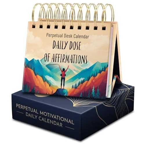 RYVE Daily Affirmation Calendar for Women, 366 Empowering Positive Affirmations, 14cm (5.5in) x 13cm (5.1in) thumbnail 1