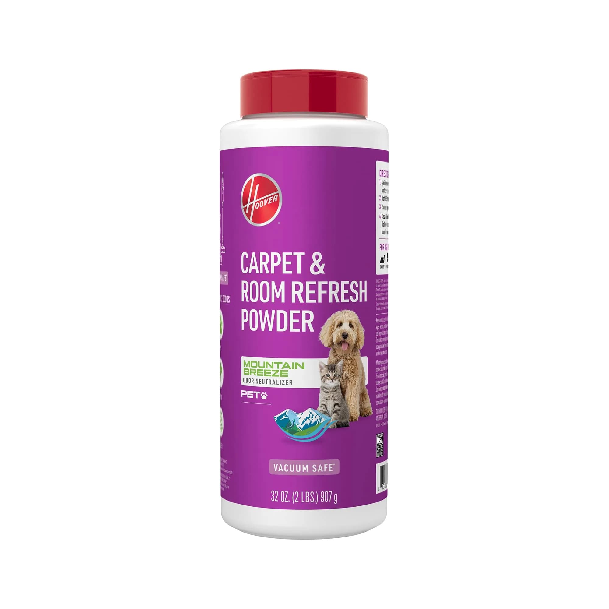 Hoover Pet Carpet and Room Refresher Powder 907g (32 oz) | Eliminates Pet Odors