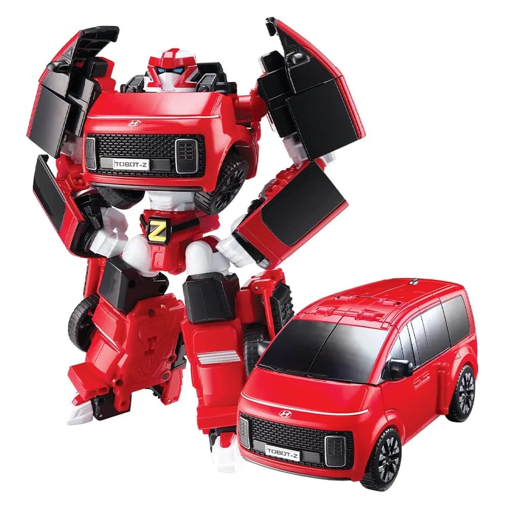 TOBOT Z Transforming Action Figure 8-inch | 3-Mode Vehicle, Robot & Coreroid for Kids 3+ - main product image