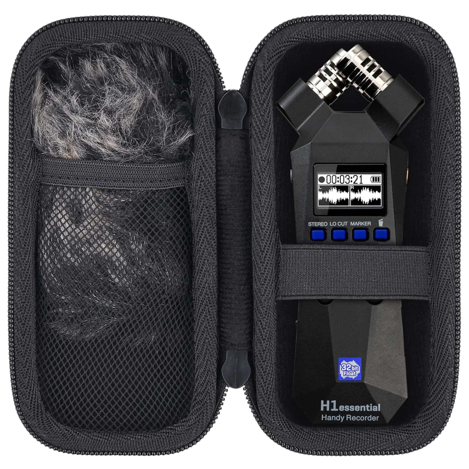 Aenllosi Hard Case for Zoom H1essential Stereo Handy Recorder | Waterproof Shockproof Dustproof Insulated - main product image