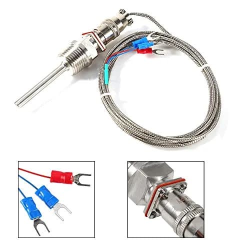 Pilipane RTD PT100 Temperature Sensor 50mm Stainless Steel | Accurate & Durable thumbnail 2