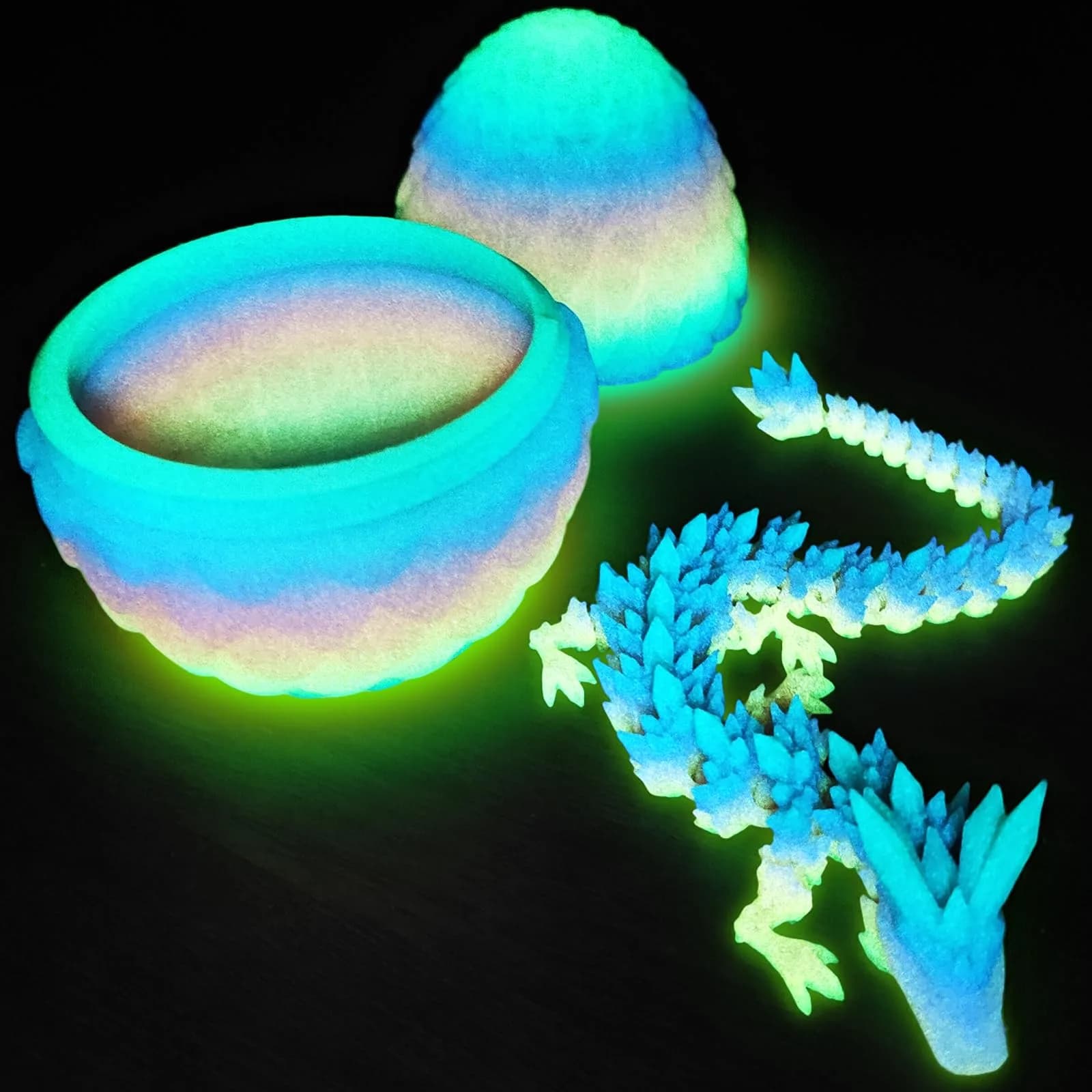 TBOLINE 3D Printed Dragon Egg Toy 13 cm (5 in) | ASTM-Certified PLA
