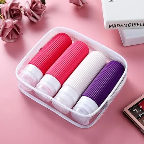 Mrsdry 3oz Travel Bottles | Leak Proof Silicone Toiletry Containers for TSA Travel thumbnail 7