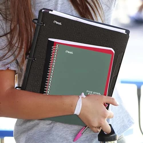 Five Star Spiral Notebook 2 Subject 6" x 9-1/2" 80 Sheets Seaglass Green | College Ruled Paper Fights Ink Bleed thumbnail 7