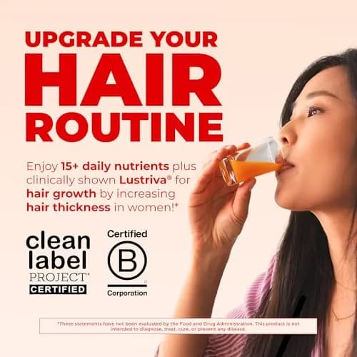 MARYRUTH'S Liquid Multivitamin + Hair Growth 440ml (15.22 Fl Oz) | Clinically Thicker Hair & Skin Support thumbnail 2