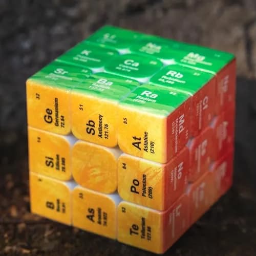 Cuberspeed Periodic Table 3x3 Speed Cube Puzzle Magic Cube 7.62 cm (3x3x3) | Educational STEM Learning Toy thumbnail 4