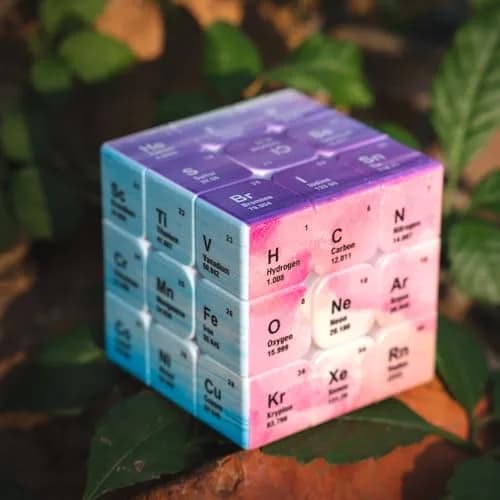 Cuberspeed Periodic Table 3x3 Speed Cube Puzzle Magic Cube 7.62 cm (3x3x3) | Educational STEM Learning Toy thumbnail 3