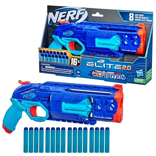Nerf Elite 2.0 Trailblazer RD-8 Blaster Wild Edition 16 Darts | Hammer Action Priming thumbnail 9