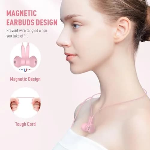 ASKUBSKU Pink USB C Headphone for iPhone 17 Air 16 15 Pro Max Plus/iPad | Noise Isolating & Ergonomic thumbnail 5
