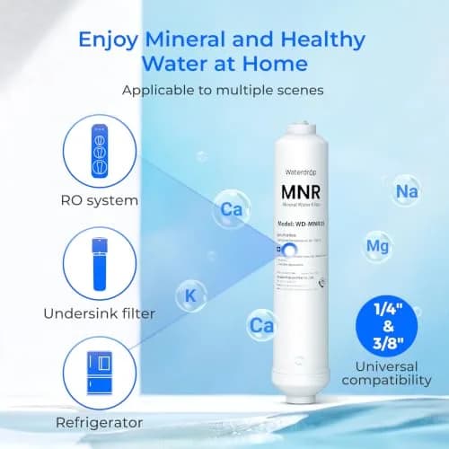 Waterdrop WD-MNR35-2 Remineralization Filter for RO Systems 4160L (1100 Gallons) | Restores Essential Minerals for Tap Water thumbnail 2