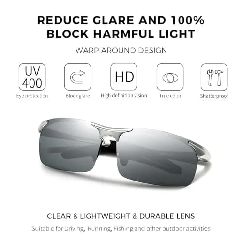 SUNGAIT Men's HD Polarized Sunglasses for Driving Cycling Running UV400 UV Protection thumbnail 3