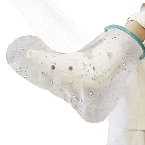 CIVJET Waterproof Arm Cast Cover for Shower - Extra Long Full Arm L, 20cm Opening | Medical Grade Silicone for Adults thumbnail 1