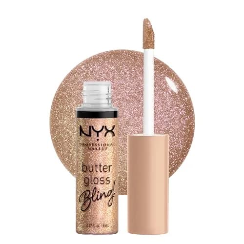 NYX PROFESSIONAL MAKEUP Butter Gloss Bling Lip Gloss Bring The Bling | Shimmery Vegan Lip Color 7.65ml (0.27 Fl Oz) thumbnail 1