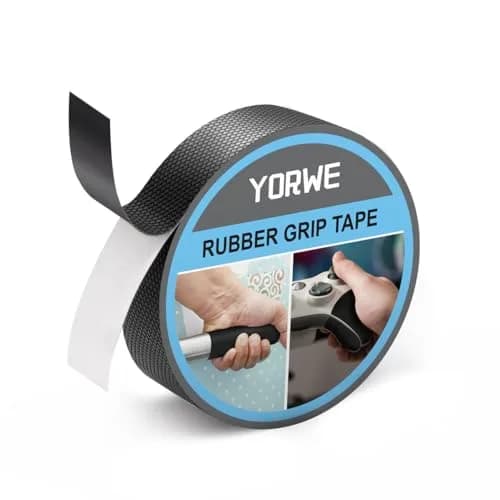 Yorwe Rubber Grip Tape, Ultra-Thin for Handles & Tools | Waterproof, Cushioned & Easy to Apply thumbnail 1