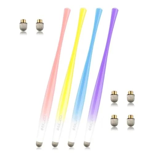 ELZO Capacitive Stylus Pens 4 Pack | Slim Metal Design for All Touch Screens in India thumbnail 1