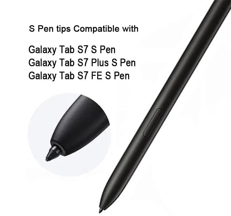 Befzygwk Replacement S Pen Tips for Samsung Galaxy Tab S7/S7+/S7 FE (10 Black Tips) thumbnail 3