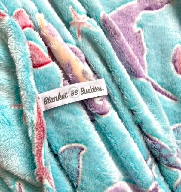 Blanket Buddies Mermaid Narwhal Throw Blanket Glow in The Dark 127cm x 152cm (50" x 60") | Cozy Fleece for Kids thumbnail 10